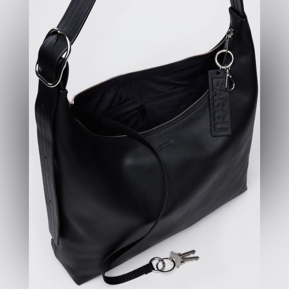 Baggu Recycled Leather Shoulder Bag - Picture 5 of 9